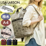 リュック レディース 通販 LISA LARSON リサラーソン リュックサック デイバッグ 軽量 軽い 通勤 通学 バッグパック デイバック 大容量 お洒落 おしゃれ かわいい シンプル カジュアル