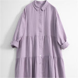 シャツワンピース 長袖 通販 ワンピース シャツワンピ ロングシャツワンピース レディース フレアワンピース ロングワンピース ロング丈ワンピース 春秋 ロング丈 シンプル カジュアル
