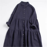 シャツワンピース 長袖 通販 ワンピース シャツワンピ ロングシャツワンピース レディース フレアワンピース ロングワンピース ロング丈ワンピース 春秋 ロング丈 シンプル カジュアル