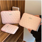 パソコンケース ハート 通販 PCケース 可愛い スリーブケース pc インナーケース バッグ ケース ノートパソコンケース ノートPCケース インナーバッグ 耐衝撃 厚め 無地 キルティング