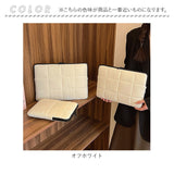 パソコンケース 可愛い 通販 PCケース スリーブケース pc インナーケース バッグ ケース ノートパソコンケース ノートPCケース インナーバッグ 耐衝撃 厚め 無地 キルティング