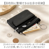ミニ財布レディース 通販 コインケース 小銭入れ カード入れ キーケース コンパクト財布 お札も入る 仕分けファスナー フラップポケット 極小財布 おしゃれ メンズ ギフト 贈り物