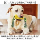 デンタルケア 通販 犬用歯ブラシ 音が出るおもちゃ トウモロコシ型 引っ張りロープ 強力吸盤付き ストレス解消 運動不足解消 犬用知育玩具 壊れないおもちゃ 耐久性抜群 小型犬用おもちゃ