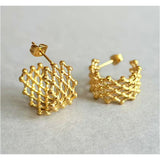 ピアス おしゃれ 通販 メッシュドットピアス メッシュドット レディース 透け感 ドット 大人 女性 花嫁 結婚式 贈り物 ギフト シンプル お洒落 ブランド つけっぱなし