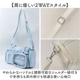 ぬいぐるみ バッグ 推し活 通販 ミニボストンバッグ レディース ミニボストンバック 痛バッグ 痛バ ショルダーバッグ クリアポケット 斜め掛け 痛バック 肩掛けカバン ショルダーバック