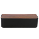 hakoya 弁当箱 女子 通販 ハコヤ ランチボックス 約 550ml お弁当箱 1段 レディース スリム 食洗機対応 レンジ対応 木目調 大人 シンプル おしゃれ 日本製 キッチン用品