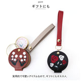 field work フィールドワーク ストラップウォッチ 刺繍 通販 ストラップ ウォッチ 時計 アナログ時計 アナログ ルーペ付き ルーペ 取出し 取り出し お花 花 フラワー ロドリー かわいい