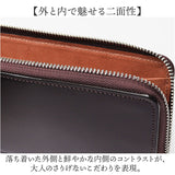 新喜皮革 コードバン 財布 ly1005 通販 日本製 長財布 革財布 本革財布 小銭入れあり レザーウォレット ロングウォレット ながさいふ 長サイフ 大容量 ラウンドファスナー 馬革 メンズ