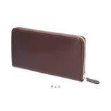 新喜皮革 コードバン 財布 ly1005 通販 日本製 長財布 革財布 本革財布 小銭入れあり レザーウォレット ロングウォレット ながさいふ 長サイフ 大容量 ラウンドファスナー 馬革 メンズ