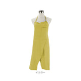 リネン エプロン ポケット 付き 通販 前結び 無地 カフェエプロン 大人 レディース おしゃれ ナチュラル シンプル 洗える キッチン 首掛け ホルターネック 料理 クッキング 作業 保育士