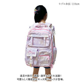 リュック キッズ 女の子 通販 デイバッグ リュックサック バックパック バッグ バック 鞄 かばん リック 大容量 A4 撥水 反射材 軽量 通気性 通園 通学 通塾 おけいこ 旅行 アウトドア