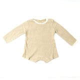 ベビー服 ロンパース 通販 カバーオール ワッフルロンパース ベビーロンパース 長袖 セット 帽子付き 帽子 ボンネット 綿 コットン レース ベビー 子供服 赤ちゃん 新生児