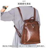 リュック 2way レディース 通勤 通販 ショルダーバッグ リュックサック ショルダーバック 肩掛け ショルダー デイパック レザー ビジネス 背面ポケット おしゃれ シンプル 無地 大人