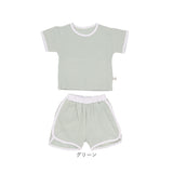 ベビー服 夏服 セットアップ 通販 ルームウェア 子供 こども 赤ちゃん キッズ 上下セット 半袖 男の子 女の子 Tシャツ ズボン ショートパンツ 運動着 パジャマ シンプル カジュアル