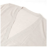 カーディガン ロング レディース 通販 ロングカーデ カーデ 羽織 羽織り 五分袖 ロング丈 薄手 ニット ゆったり 体型カバー 無地 涼しい エレガント 上品 トップス