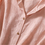 アウター パーカー レディース 綿麻 通販 ジャケット 羽織り 羽織 ライトアウター 長袖パーカー ブラウス シャツ カーディガン 長袖 フード付き フード 薄手 薄い 無地 前開き ボタン