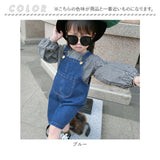 ジャンパースカート キッズ スカート 通販 ジャンパースカート ベビー服 子供服 スカート サロペット デニム ジーンズ ジュニア ショート タイト ワンピース 伸縮性 シンプル 女の子 外出