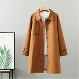 トレンチコート レディース ロングコート 通販 コート スプリングコート ロングジャケット ジャケット 羽織 羽織り 上着 トレンチ ミモレ丈 ミモレ 薄手 薄い 体型カバー ゆったり 無地