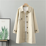 トレンチコート レディース ロングコート 通販 コート スプリングコート ロングジャケット ジャケット 羽織 羽織り 上着 トレンチ ミモレ丈 ミモレ 薄手 薄い 体型カバー ゆったり 無地