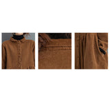 ロングコート レディース 通販 コーデュロイロングコート コーデュロイコート コーデュロイ 羽織り アウター ワンピース ジャケット 防寒 暖かい シンプル 無地 おしゃれ オシャレ 女性