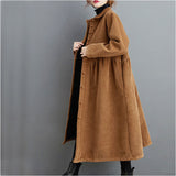 ロングコート レディース 通販 コーデュロイロングコート コーデュロイコート コーデュロイ 羽織り アウター ワンピース ジャケット 防寒 暖かい シンプル 無地 おしゃれ オシャレ 女性