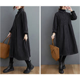 ロングコート レディース 通販 コーデュロイロングコート コーデュロイコート コーデュロイ 羽織り アウター ワンピース ジャケット 防寒 暖かい シンプル 無地 おしゃれ オシャレ 女性