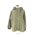 パーカー レディース 通販 マウンテンパーカー アウター ジャケット 羽織り ブルゾン 長袖 フード付き 通勤 通学 カジュアル シンプル 無地 春 秋 ライトブルゾン ジャンパー