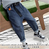 デニムパンツ キッズ ゆったり 通販 ロングパンツ パンツ ズボン 長ズボン 厚め ウエストゴム 子ども服 こども服 子供服 子ども 子供 こども 男の子 女の子 男子 女子 暖かい あたたかい