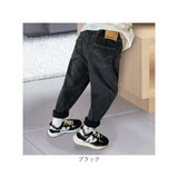 デニムパンツ キッズ ゆったり 通販 ロングパンツ パンツ ズボン 長ズボン ウエストゴム 子ども服 こども服 子供服 子ども 子供 こども 男の子 女の子 男子 女子 暖かい あたたかい