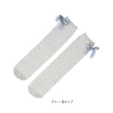 ハイソックス 女の子 リボン フォーマル キッズ 通販 ニーハイソックス 靴下 くつ下 メッシュ ロング ソックス キッズ 綿 くしゅくしゅ かわいい 無地 子供 子ども こども ガールズ
