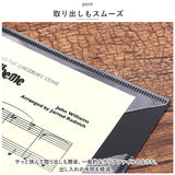 楽譜ファイル A4 通販 楽譜 楽譜入れ 書き込み 書き込める 譜面ファイルル リングタイプ リングファイル スコアファイル ４面 譜面 ピアノ 発表会 吹奏楽 反射しにくい 取り出しやすい