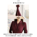 ワンピース レディース プリーツ きれいめ 通販 プリーツワンピース プリーツスカート ワンピ クロスボーダードレス フォーマル 長袖 ロング丈 ロング マキシ丈 薄手 クロスボーダー 上品