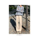 パンツ レディース ワイド 通販 ワイドパンツ ズボン 長ズボン ロングパンツ イージーパンツ ボトムス ルームウェア 部屋着 秋冬 ハイウエスト 保温 防寒 ウエストゴム コーデュロイ 通勤
