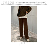 パンツ レディース ワイド 通販 ワイドパンツ ズボン 長ズボン ロングパンツ イージーパンツ ボトムス ルームウェア 部屋着 秋冬 ハイウエスト 保温 防寒 ウエストゴム コーデュロイ 通勤
