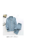 パジャマ 長袖 メンズ 通販 ルームウェア 上下 上下セット 部屋着 ナイトウェア 長ズボン ズボン シャツ 前開き 寝巻き 寝間着 コットン 綿 ガーゼ 襟