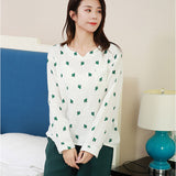 パジャマ レディース 上下セット 通販 ルームウエア 長袖 長ズボン 綿100％ ロングパンツ ウエストゴム 部屋着 ナイトウェア 寝巻き コットン オシャレ おしゃれ かわいい ゆったり