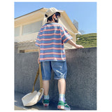 セットアップ キッズ 半袖 通販 上下セット 2点セット パンツセット 子供服 子ども Tシャツ トップス ハーフパンツ 半ズボン パンツ ジュニア 子供 男の子 おとこの子 夏 ストライプ