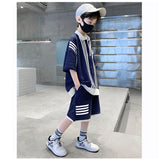 セットアップ キッズ 半袖 通販 上下セット 2点セット パンツセット 子供服 子ども Tシャツ トップス ハーフパンツ 半ズボン パンツ ジュニア 子供 男の子 おとこの子 ハーフジップ 夏