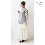 ブラウス ノースリーブ レディース 通販 シャツ レディースシャツ 普段着 部屋着 前開き 立襟 丸首 綿 ソフト カジュアル シンプル 通勤 通学 夏 トップス