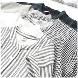 ブラウス ノースリーブ レディース 通販 シャツ レディースシャツ 普段着 部屋着 前開き 立襟 丸首 綿 ソフト カジュアル シンプル 通勤 通学 夏 トップス