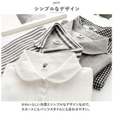 ブラウス 半袖 レディース 通販 シャツ 丸襟 レディースシャツ シャツブラウス 綿シャツ 普段着 部屋着 前開き 綿 カジュアル シンプル 通勤 通学 夏 トップス