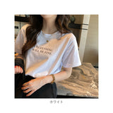Tシャツ レディース 半袖 通販 カットソー 丸首 部屋着 普段着 クルーネック ラウンドネック ミドル丈 着まわし カジュアル 薄手 伸縮性 ストレッチ 大きいサイズ プリント 春 夏