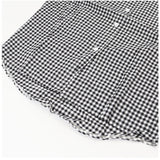 ブラウス 長袖 レディース 通販 シャツ シャツブラウス レディースシャツ 襟 ゆったり 体型カバー ポリエステル 前開き 大きいサイズ カジュアル シンプル チェック柄 通勤 通学 トップス