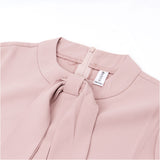 シャツ ブラウス レディース 通販 長袖 オフィス オフィスカジュアル スカーフカラー 長袖トップス ボウタイブラウス 上品 きれいめ おしゃれ かわいい OL 通勤 シンプル ビジネス