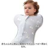 おくるみ 赤ちゃん ベビー 通販 寝かしつけ 新生児 ベビー用品 着るおくるみ ベビーギフト 男の子 女の子 寝ぐずり 夜泣き対策 出産祝い ギフト コットン 綿 春 夏 通気性 かわいい