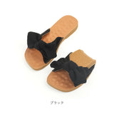 サンダル レディース ぺたんこ 通販 フラットサンダル フラット 歩きやすい つっかけ ローヒール ヒール 2cm 外履き スリッパ リボン おしゃれ シンプル 無地 大人 可愛い 夏 春夏 海