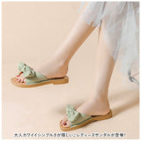 サンダル レディース ぺたんこ 通販 フラットサンダル フラット 歩きやすい つっかけ ローヒール ヒール 2cm 外履き スリッパ リボン おしゃれ シンプル 無地 大人 可愛い 夏 春夏 海