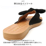サンダル レディース ぺたんこ 通販 フラットサンダル フラット 歩きやすい つっかけ ローヒール ヒール 2cm 外履き スリッパ リボン おしゃれ シンプル 無地 大人 可愛い 夏 春夏 海