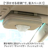 車 サンバイザー ティッシュケース 通販 ティッシュ ケース ティッシュボックス ティッシュカバー ティッシュホルダー 車用ティッシュボックス 吊り下げ 収納ケース 収納 薄型 スリム
