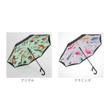 逆さ傘 ワンタッチ 通販 長傘 さかさかさ 逆さま傘 雨傘 傘 かさ カサ ジャンプ傘 レディース 耐風 丈夫 はっ水 撥水 通勤 通学 雨 梅雨 晴雨兼用 おしゃれ オシャレ かわいい カワイイ